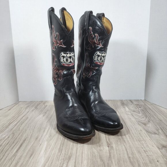 Tony Lama Centennial Cowboy Boots 100th Anniversary Man Size 8D - Picture 1 of 7
